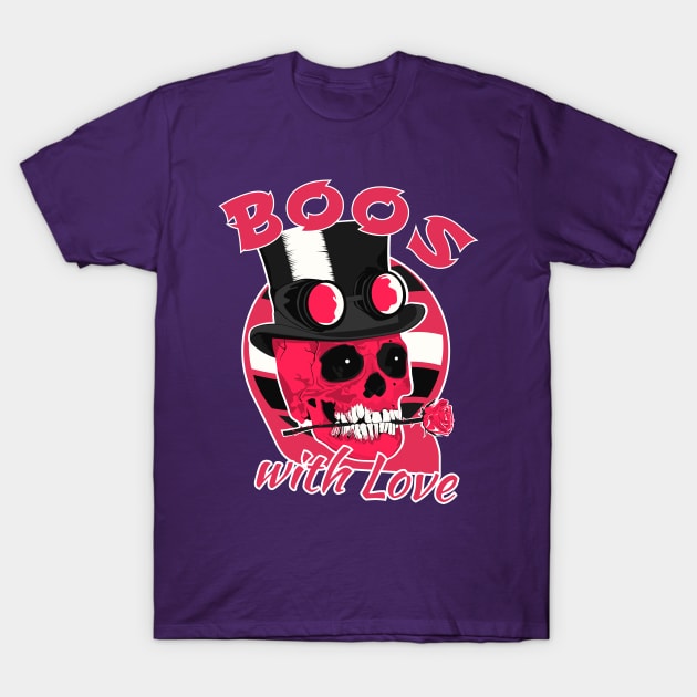 Boos with love. T-Shirt by Ekenepeken